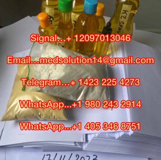 buy k2 paper sheets spray,5fadb precursor kit,ab-pinaca,buy k2 paper,4mmc,3mmc,3cmc,4cmc,apvp,crystal meth,jwh-018,adb-butinaca,mdmb-4en-pinaca,a-pihp/amphetamine/etomidate powder  For more products, please consult through the following contact information.  Signal.......+ 12097013046  Email.medsolution14@gmail.com  Telegram...+ 1423 225 4273  WhatsApp.......+1 980 243 2914  WhatsApp.......+1 405 346 8751  Each A4 sheet is infused with 25 ml=0.845351 fluid oz of liquid K2. We specialize in the production and sale of various organic intermediates, pharmaceutical intermediates, fine chemicals and so on. We have a professional research team, seriously create each customer needs products and also we can provide samples for you to test more pun door-to-door delivery service to make our service more convenient, faster, and more reliable. Welcome to negotiate&#65281;