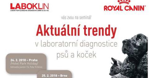 Semin: Aktuln trendy v laboratorn diagnostice ps a koek - 24. nora 2018
