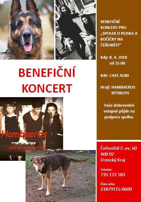 Benefin koncert pro  - 8. dubna 2018