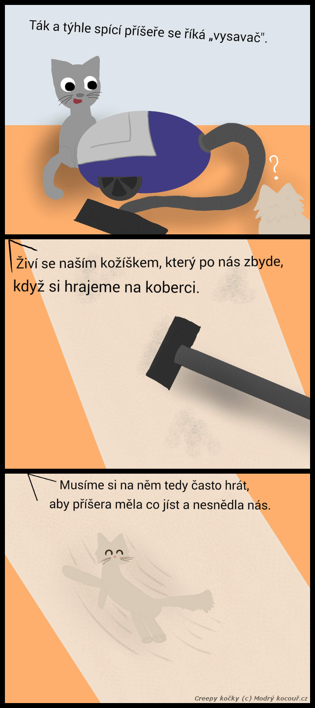 Komiks Creepy koky: Vysava. Modr kocou.cz