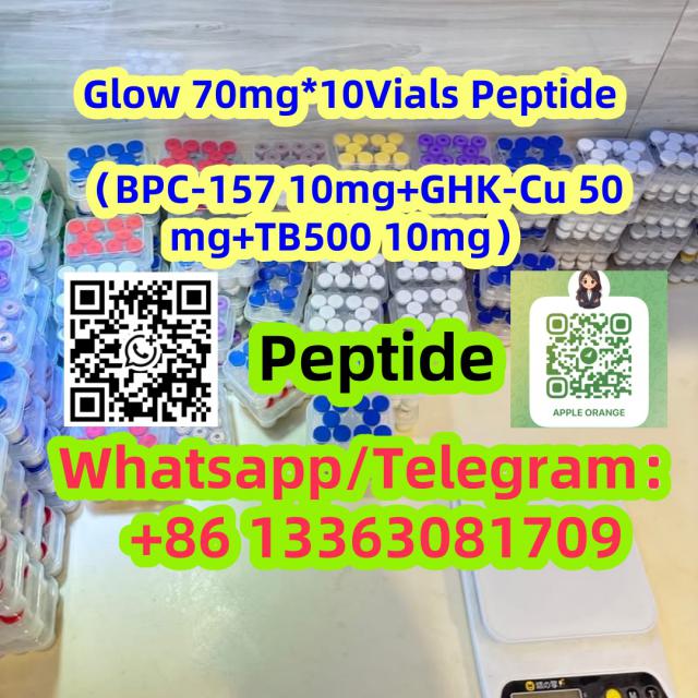 GLOW 70mg Peptide BPC157 10mg+GHK-CU 50mg+TB500 10mg