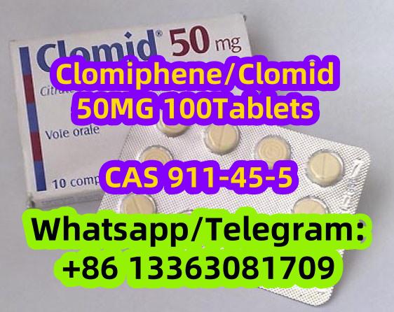 Clomifene Clomid 50MG*100pcs Tablets/Bottle CAS 911-45-5