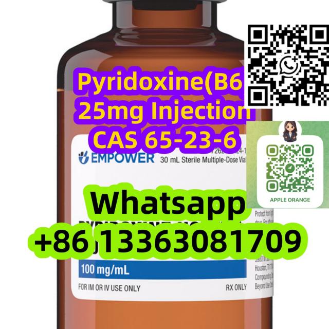 Pyridoxine (B6) 25mg OIL Injection CAS 65-23-6