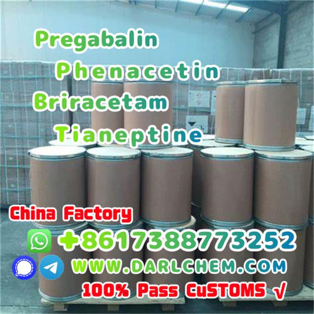 pregabalin Briracetam Tianeptine raw Powder 148553-50-8 darl Supply