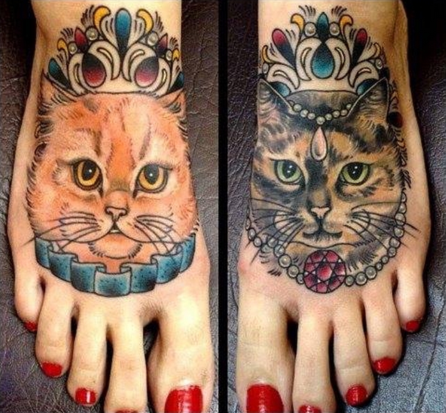 Kočičí tetování 1