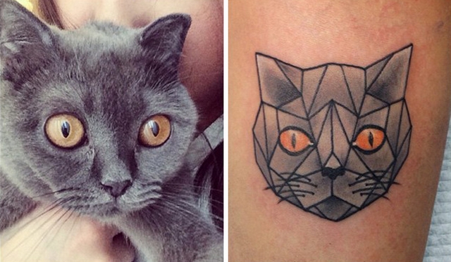 Kočičí tetování 10