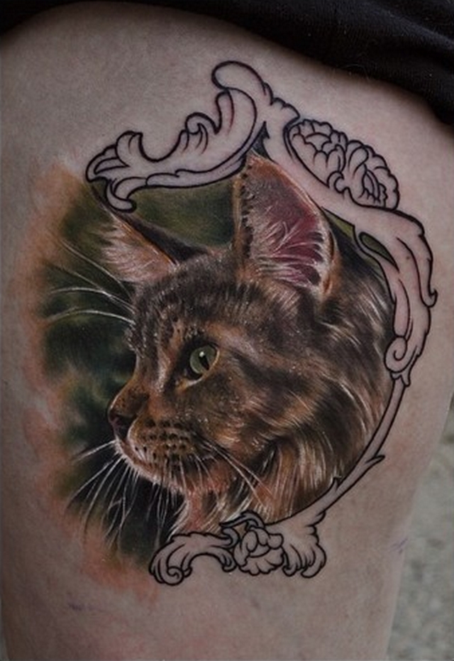 Kočičí tetování 14