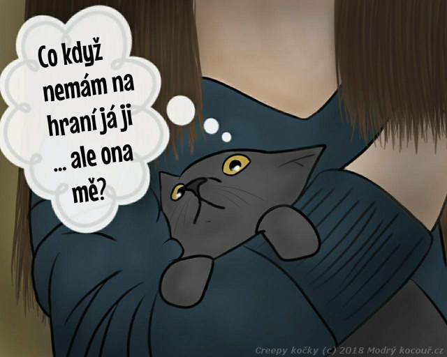 Komiks Creepy kočky: Kočičí zjištění. Modrý kocouř.cz